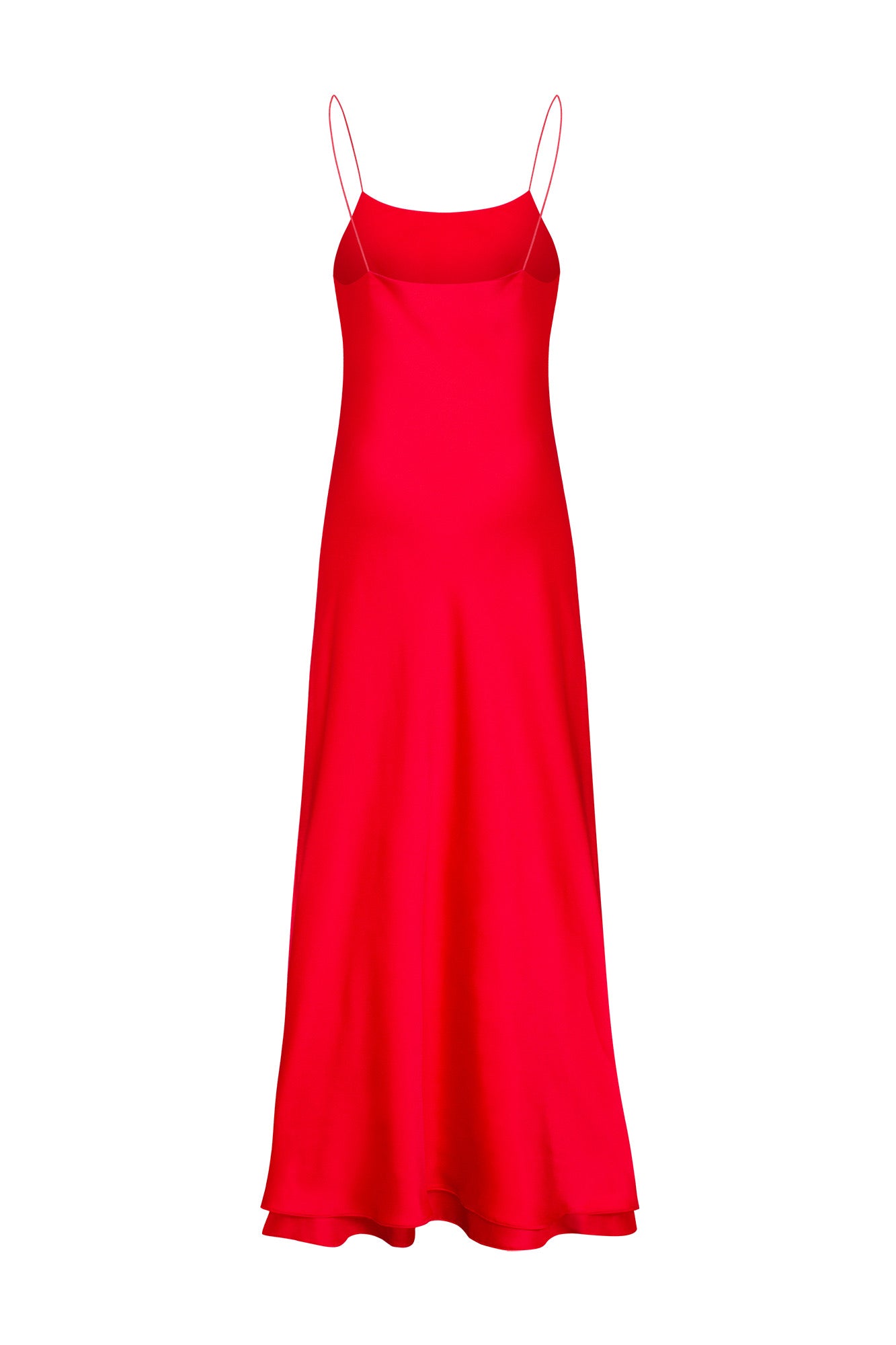 Aislin Red A-Line Short Dress