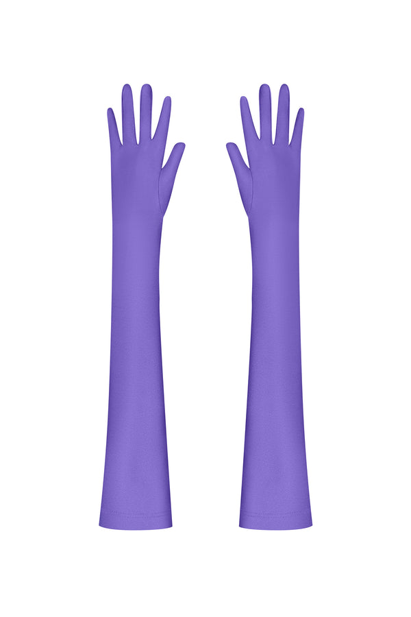 Basic Biflex Gloves in Violet