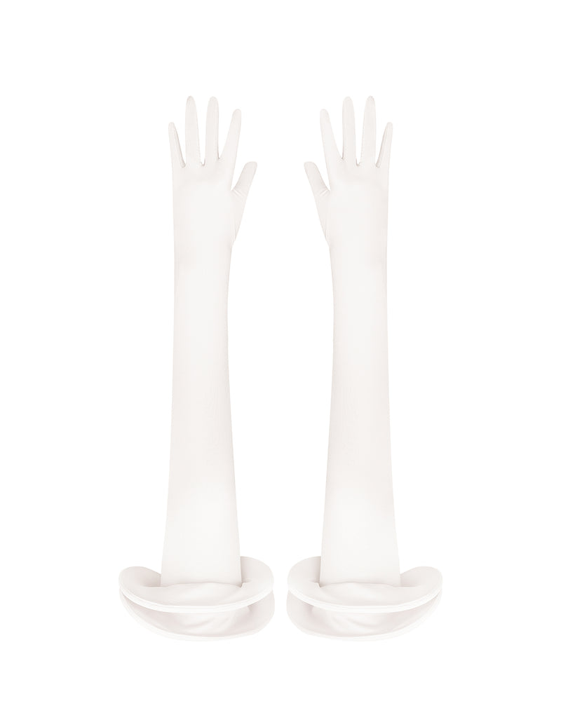 Flounced Stretch Gloves