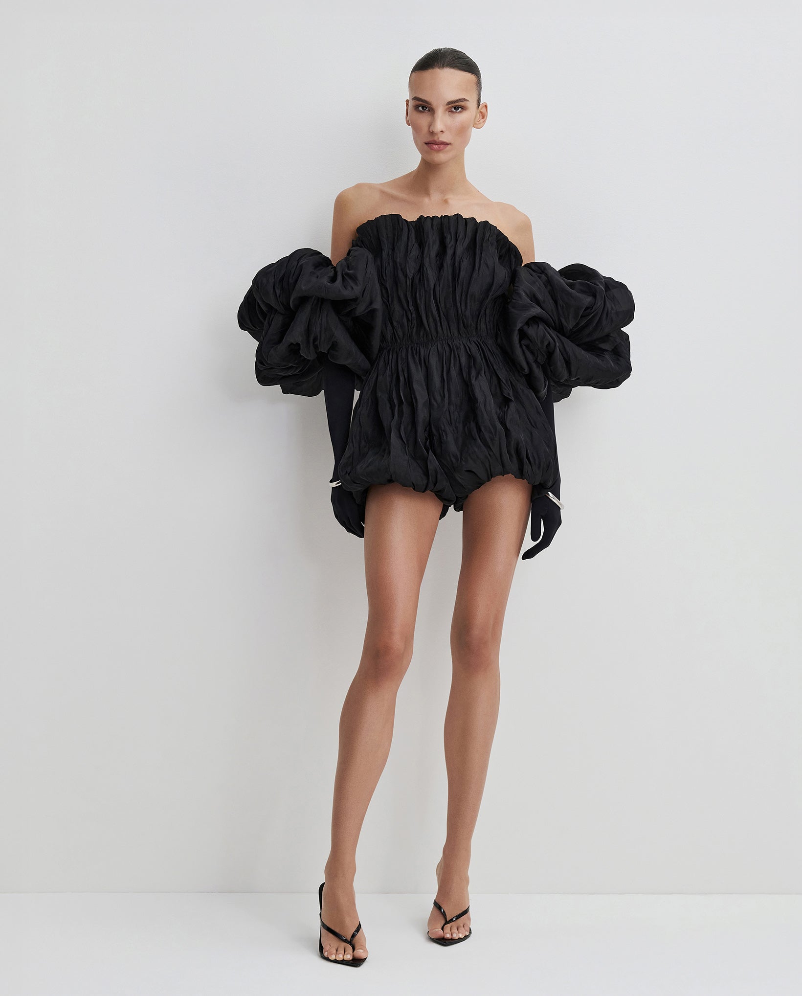 Balloon Mini Skirt in Black – SELEZZA LONDON