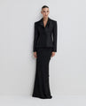 Sheer Organza Jacket in Black