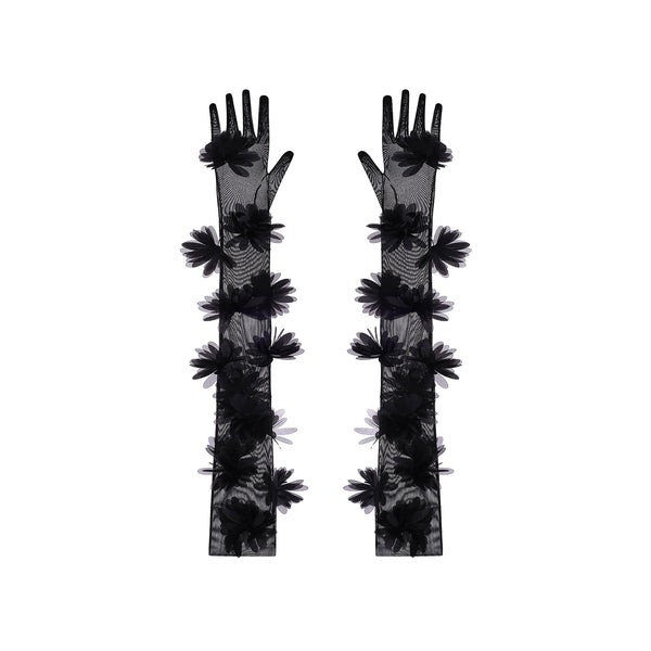 Flower Tulle Gloves