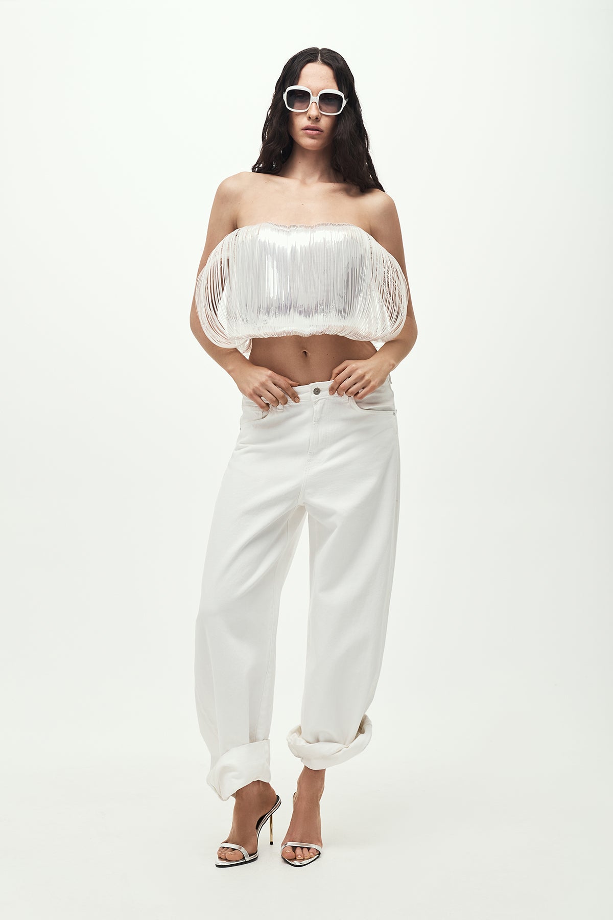 Shimmer Fringe Top – SELEZZA LONDON