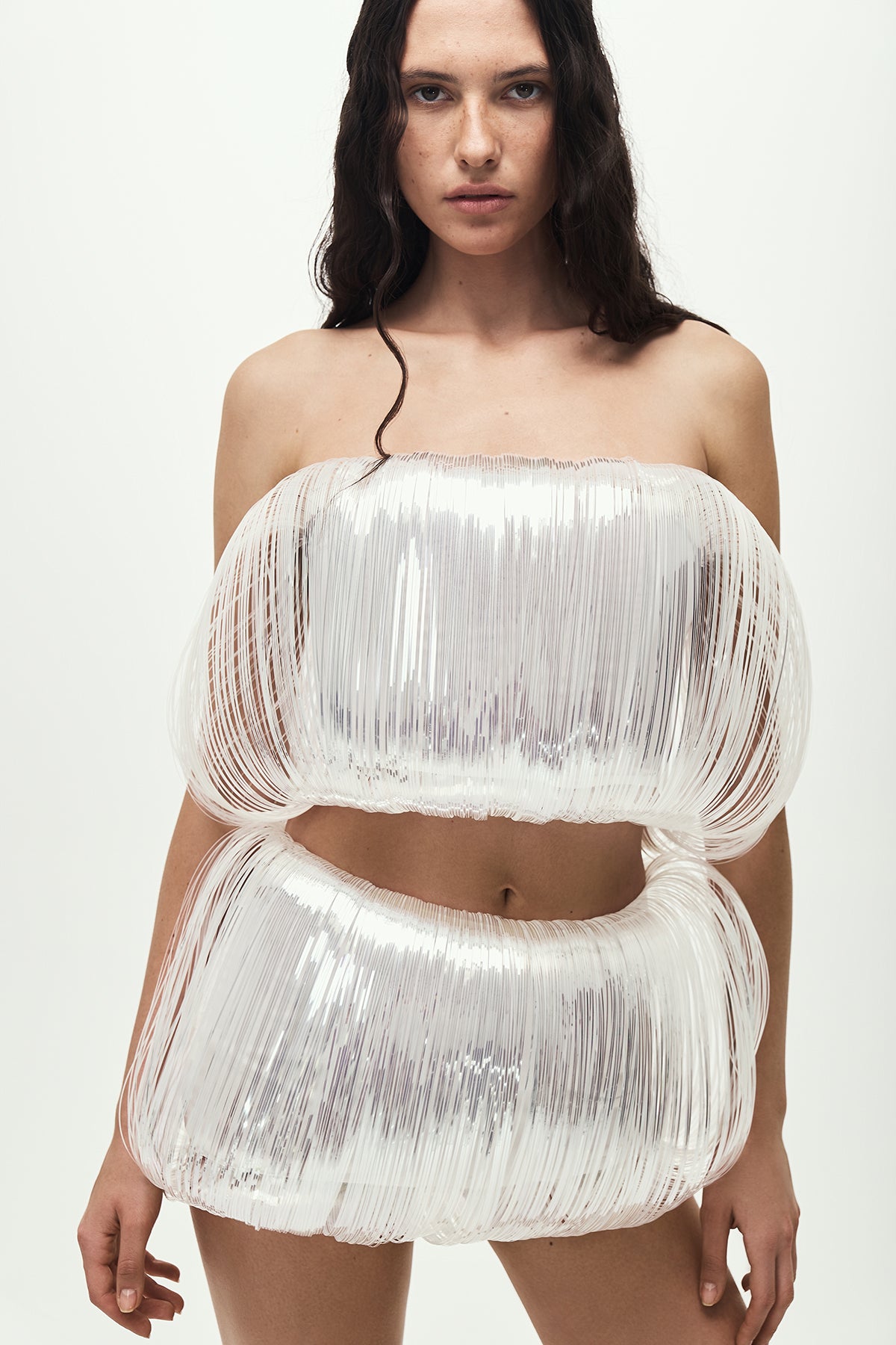 Shimmer Fringe Mini Skirt – SELEZZA LONDON