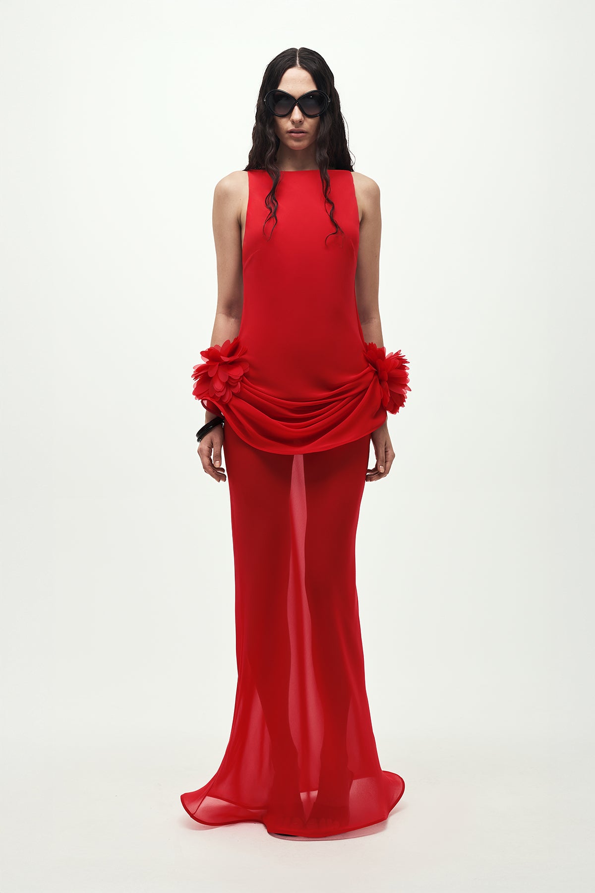 red chiffon dress uk Red Chiffon Dresses