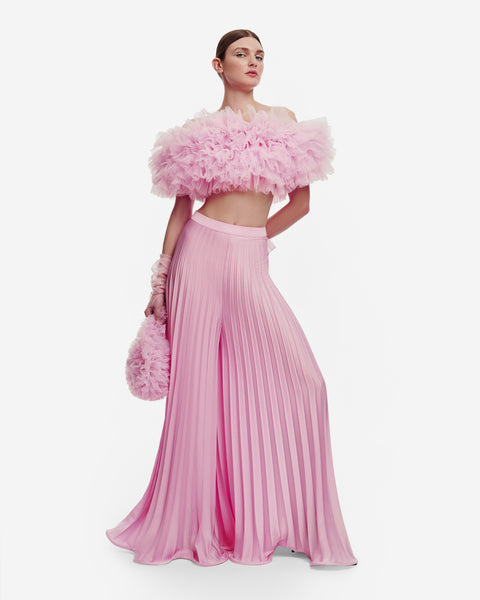 【新品未使用】NOTREemor tulle veil tops pink 新品未使用】NOTREemor tulle veil tops pink Noelle Tulle Top
