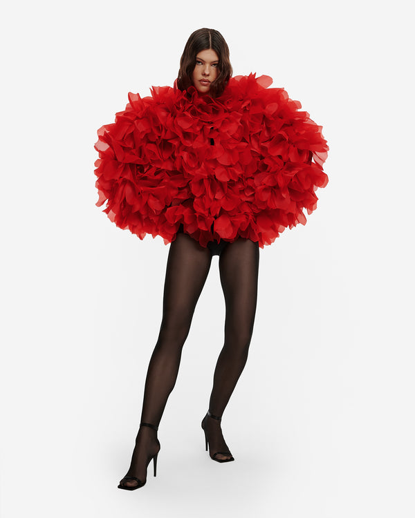 Lucia Flower Bomber in Red