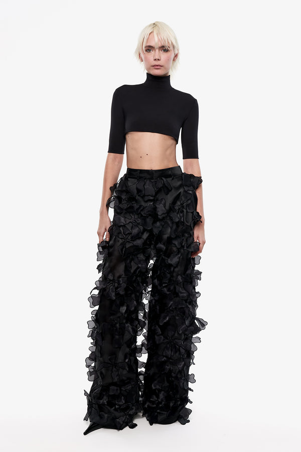 Petal Appliqué Trousers