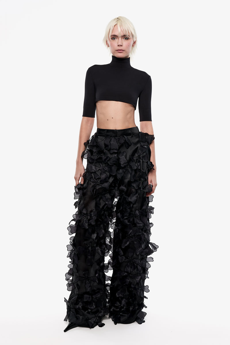 Petal Appliqué Trousers