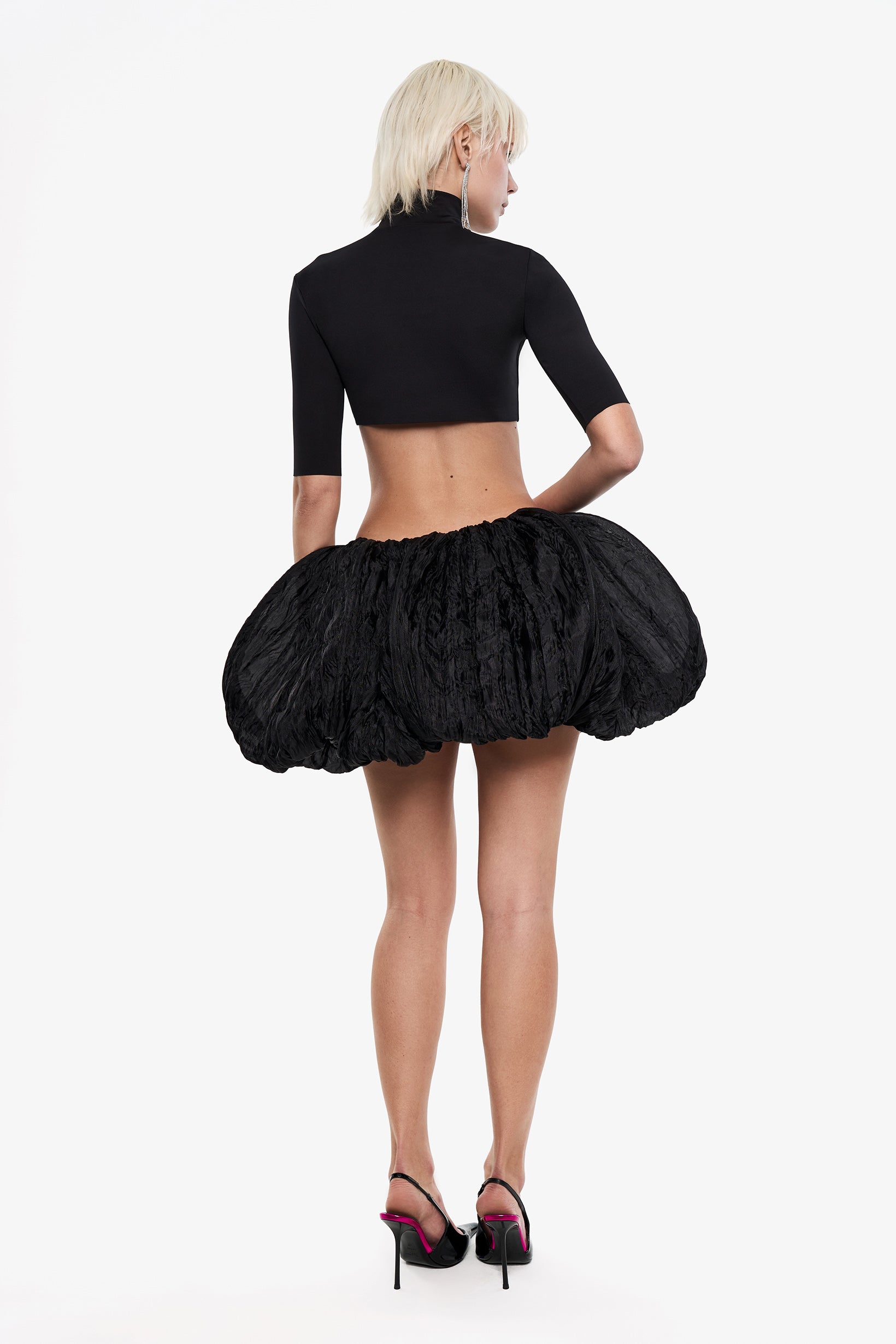 Balloon Mini Skirt in Black – SELEZZA LONDON
