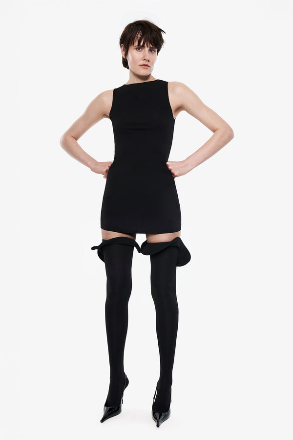 Sleeveless Stretch-Fit Mini Dress