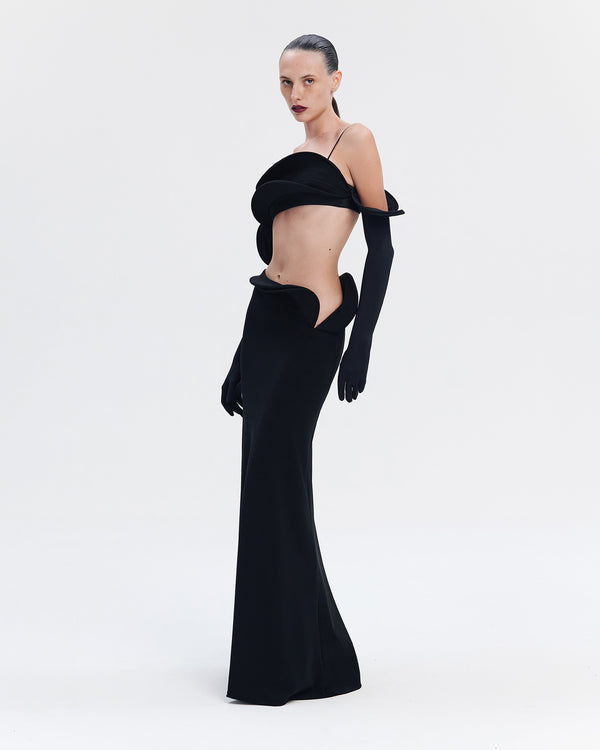 Stretch-Fit Maxi Skirt