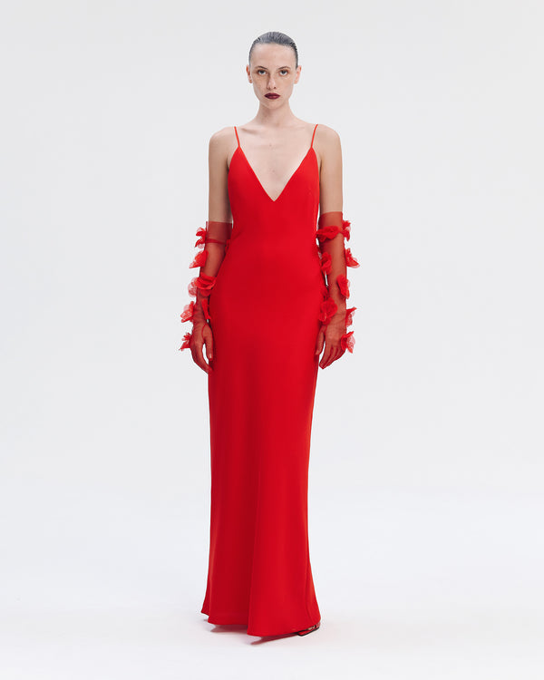 Satin Maxi Dress